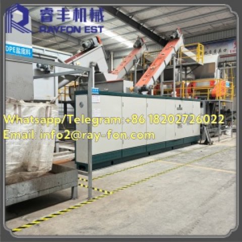 New CE Certified Plastic Bottle Recycling Washing Machine Line